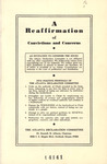 Atlanta Declaration Committee, A Reaffirmation of Convictions and Concerns by Robert W. Burns