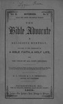 Bible Advocate, Volume 2, Number 11, November 1859 by Elijah Lewis Craig and John Steele Sweeney