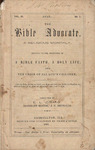 Bible Advocate, Volume 4, Number 7, July 1861 by Elijah Lewis Craig and John Clopton Reynolds