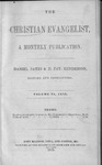 The Christian Evangelist, Fort Madison, Iowa, Volume 6, 1855