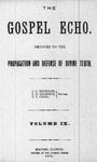 The Gospel Echo, Volume 9 (1871) by John Clopton Reynolds, James Harvey Garrison, and Elijah Lewis Craig