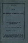 Minutes of the Ninth Annual National Christian Missionary Convention of the Churches of Christ of the United States by Blair T. Hunt